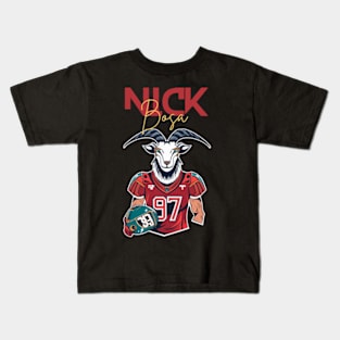 nick bosa the goat Kids T-Shirt